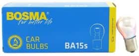 Автолампа Bosma BA15s 21 W белая 0276