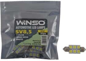 Автолампа Winso T11x36 SV8,5 127440