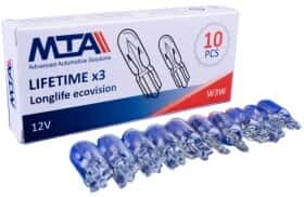 Автолампа MTA Life Time W3W бесцокольная 3 W прозрачная 82140MC1