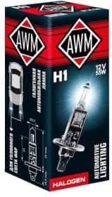 Автолампа Awm H1 P14,5s 55 W прозора 410300001