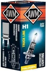 Автолампа Awm H1 P14,5s 70 W прозора 410300016