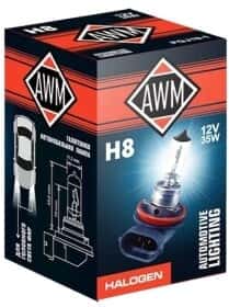 Автолампа Awm H8 PGJ19-1 35 W прозора 410300011