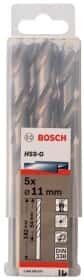 Набор сверл Bosch спиральных по металлу 2608595079 11 мм  5 шт.