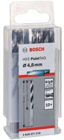Набор сверл Bosch спиральных по металлу 2608577216 4.8 мм 10 шт.
