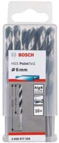 Набор сверл Bosch спиральных по металлу 2608577228 6 мм 10 шт.