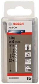 Набір свердл Bosch спіральних по металу 2608585880 4 мм 10 шт.