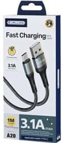 Кабель Jellico A20 RL072153 USB - USB type-C 1 м