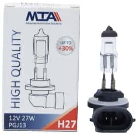 Автолампа MTA H27 PGJ13 27 W прозрачная 82710HBC1