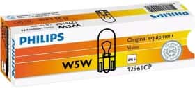 Автолампа Philips Vision W5W W2,1x9,5d 5 W прозрачная 12961CP10