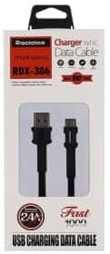 Кабель Reddax Titan Series RDX-386-BK-M USB - Micro USB 1 м