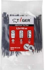 Стяжка Tiger 00000049923 100 мм 2,5 мм 100 шт