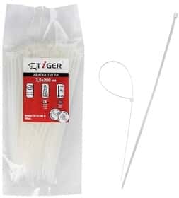 Стяжка Tiger ТСТ35200 200 мм 3,5 мм 100 шт