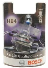 Автолампа Bosch Gigalight Plus 120 HB4 P22d 51 W прозора 1987301132