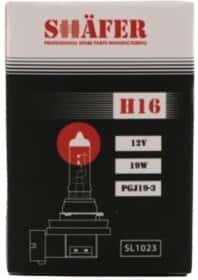 Автолампа Shafer H16 PGJ19-2 19 W прозрачная SL1023