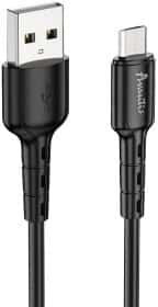 Кабель Avantis Novel A110-BK USB - Micro USB 1 м