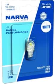 Автолампа Narva Range Performance LED W16W W2,1x9,5d 1,8 W белая 181644000