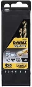 Набор сверл DeWALT спиральных по металлу Extreme DT4956 2-8 мм 6 шт.