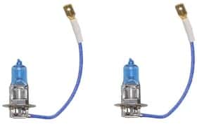 Автолампа M-TECH Powertec Ultra White H3 PK22s 55 W темно-голубая PTZUW3-DUO