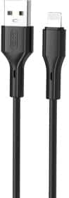 Кабель XO NB230 NB230-L-BK USB - Apple Lightning 1 м