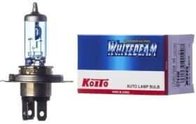 Автолампа KOITO Whitebeam H4 P43t-38 55 W 60 W прозрачно-голубая 0744W
