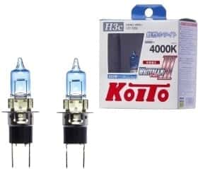 Автолампа KOITO WhiteBeam ver. III H3C PK22s 50 W прозрачно-голубая P0753W Автолампа KOITO WhiteBeam ver. III H3C PK22s 50 W прозрачно-голубая P0753W