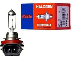 Автолампа KOITO H16 PGJ19-3 19 W прозора 0140K