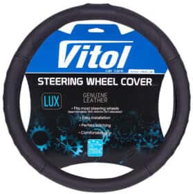 Чехол на руль Vitol B 402 кожа цвет черный