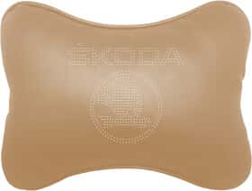 Подушка-подголовник StatusCASE бежевая Skoda ap0011002