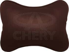 Подушка-подголовник StatusCASE коричневая Chery ap0012302