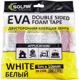 Двосторонній скотч Solar DS2105 EVA (етиленвінілацетат) 10 мм x 5 м