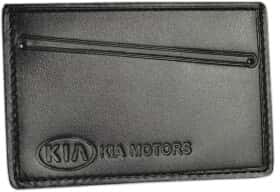 Картхолдер Poputchik 5014-029 с логотипом KIA цвет черный