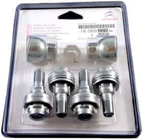 Комплект болтів-секреток із ключем Citroen / Peugeot 1606922580