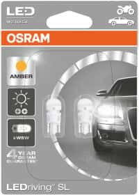 Автолампа Osram LEDriving Standard W5W W2,1x9,5d 1 W жовта 2880YE