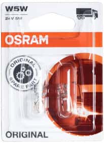 Автолампа Osram Original W5W W2,1x9,5d 5 W прозрачная 2845-02B