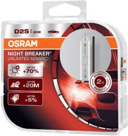Автолампа Osram Xenarc Night Breaker Unlimited D2S P32d-2 35 W прозрачная 66240XNB-HCB