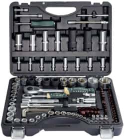 Набор бит и торцевых головок с держателем и трещоткой Rockforce RF-41082-5PREMIUM 102 шт.