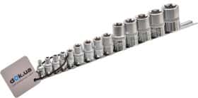Набір торцевих головок Jonnesway S06H414S 1/2", 3/8", 1/4" (14 пр.)