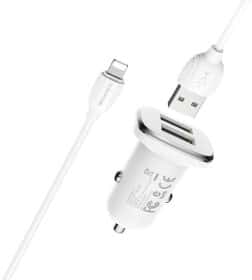 USB зарядка в авто Borofone BZ12L