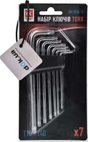 Набір ключів TORX Дорожная Карта DK-ST34-13 T10-T40 7 шт