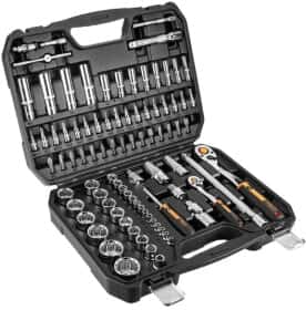 Набір торцевих головок та компонентів Neo Tools 10060 1/2", 1/4" (86 пр.)