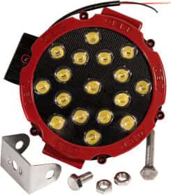 Дополнительная LED фара AllLight 51W-RED для дальнего света 51 W 17 диодов