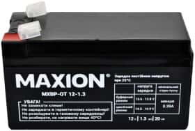 Акумулятор для ДБЖ Maxion MXBPOT1213 1.3 Аг 12 В Акумулятор для ДБЖ Maxion MXBPOT1213 1.3 Аг 12 В