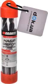 Набор сверл Granite спиральных по дереву 202008 3-10 мм 8 шт.