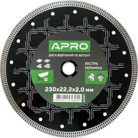 Круг відрізний Apro Екстра Кераміка 830057 230 мм