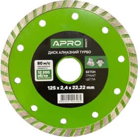 Круг отрезной Apro Турбо 830071 125 мм