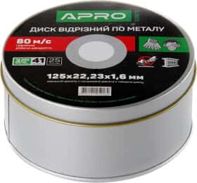Круг відрізний Apro 829079 125 мм