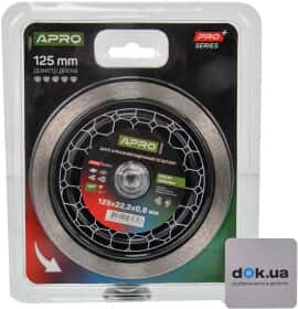 Круг відрізний Apro Pro+ 830080 125 мм