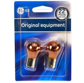 Автолампа General Electric Electric Basic PY21W BAU15s 21 W помаранчева 10562b