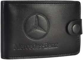 Визитница Poputchik 4002-035 с логотипом Merсedes-Benz цвет черный Визитница Poputchik 4002-035 с логотипом Merсedes-Benz цвет черный