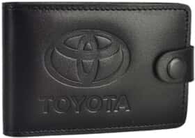 Визитница Poputchik 4002-041 с логотипом Toyota цвет черный Визитница Poputchik 4002-041 с логотипом Toyota цвет черный